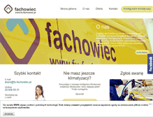 Tablet Screenshot of fu-fachowiec.pl